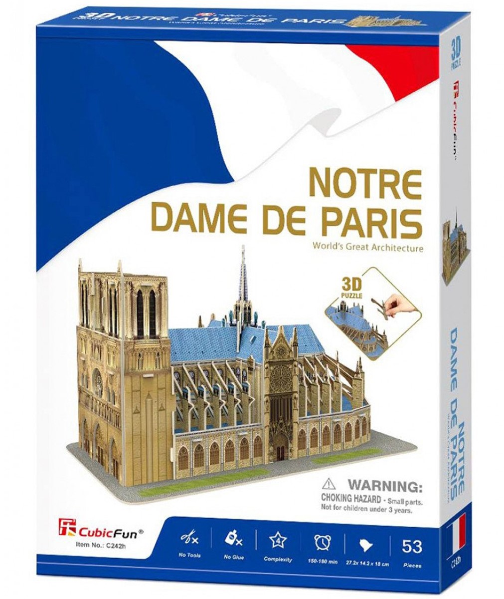 Puzzle 3D - Notre Dame de Paris | CubicFun