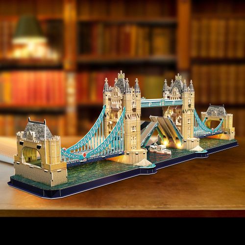 Puzzle 3D led - 222 piese - Tower Bridge | CubicFun - 2