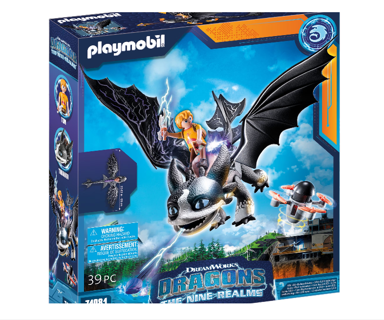 Set de joaca - Dragons - Thunder si Tom | Playmobil - 3 | YEO