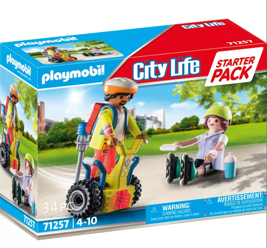 Set de joaca - City Life - Set salvator cu masina de echilibru | Playmobil