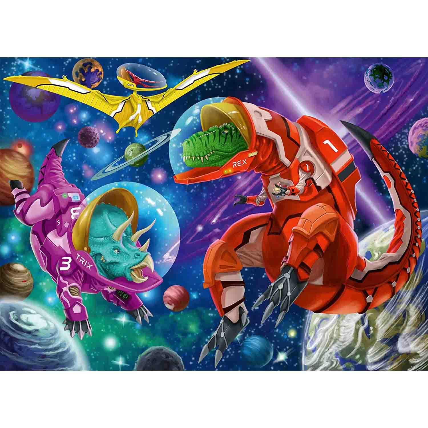 Puzzle 200 piese - XXL - Space Dinosaurs | Ravensburger