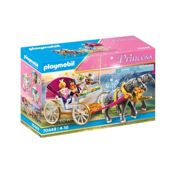 Set de joaca - Princess - Trasura cu print si prentesa | Playmobil