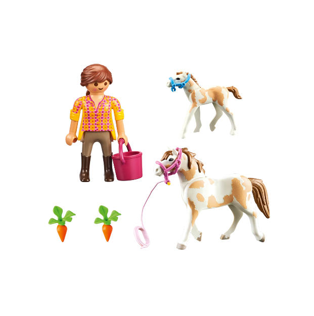 Set de joaca - Country - Cal cu manz | Playmobil