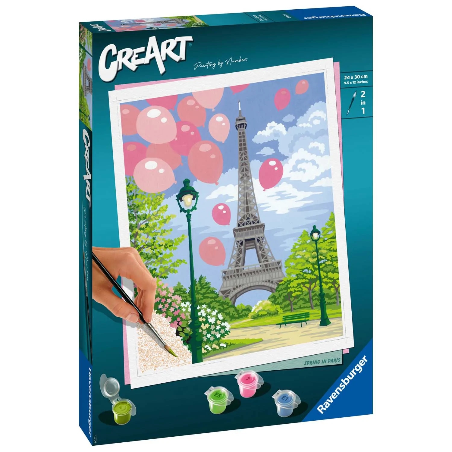 Set pictura pe numere - Creart - Paris | Ravensburger