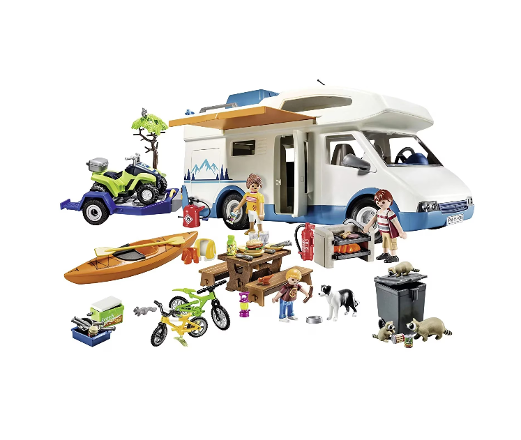 Set joaca - Family Fun - Camping cu rulota | Playmobil - 2 | YEO