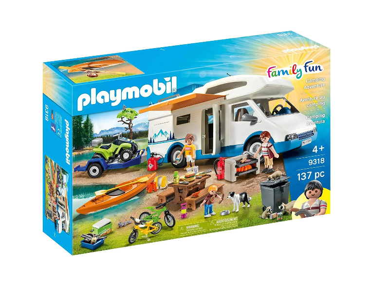 Set joaca - Family Fun - Camping cu rulota | Playmobil