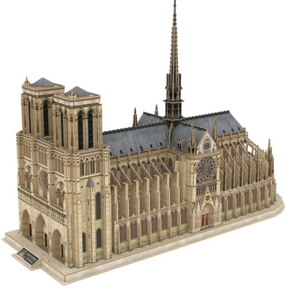 Puzzle 3D - Notre Dame | CubicFun - 1 | YEO