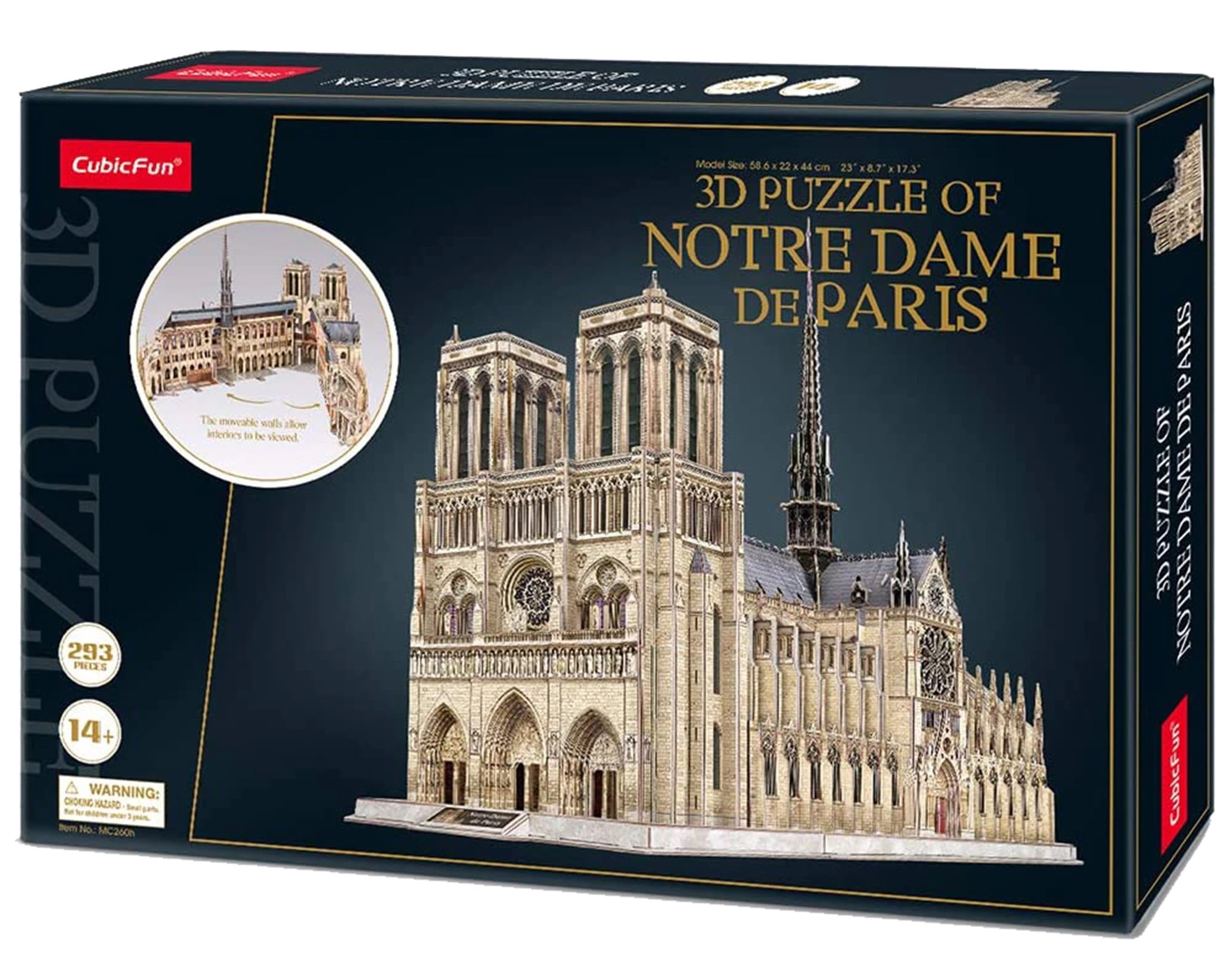 Puzzle 3D - Notre Dame | CubicFun - 2 | YEO