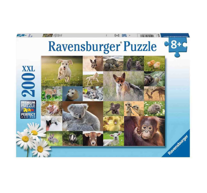 Puzzle clasic - Pui de animale - 200 piese | Ravensburger - 1 | YEO