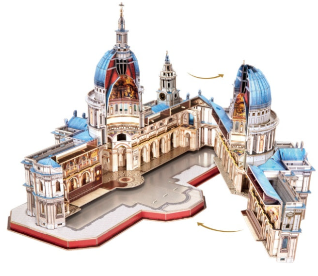 Puzzle 3D - Catedrala St. Paul, 643 piese | CubicFun