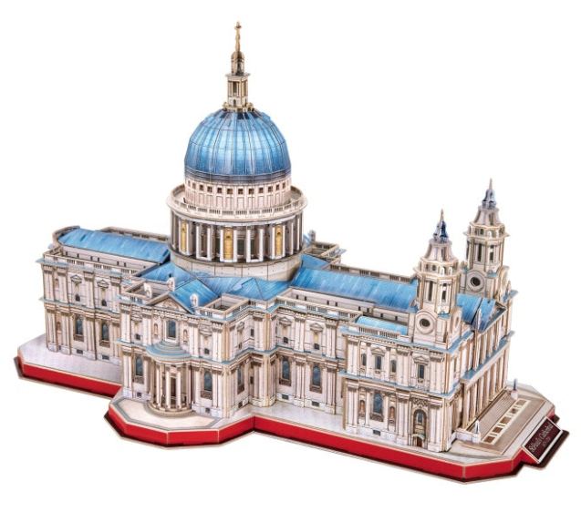 Puzzle 3D - Catedrala St. Paul, 643 piese | CubicFun - 1 | YEO