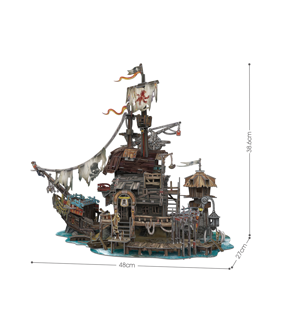 Puzzle 3D - Nava pirati | CubicFun - 1