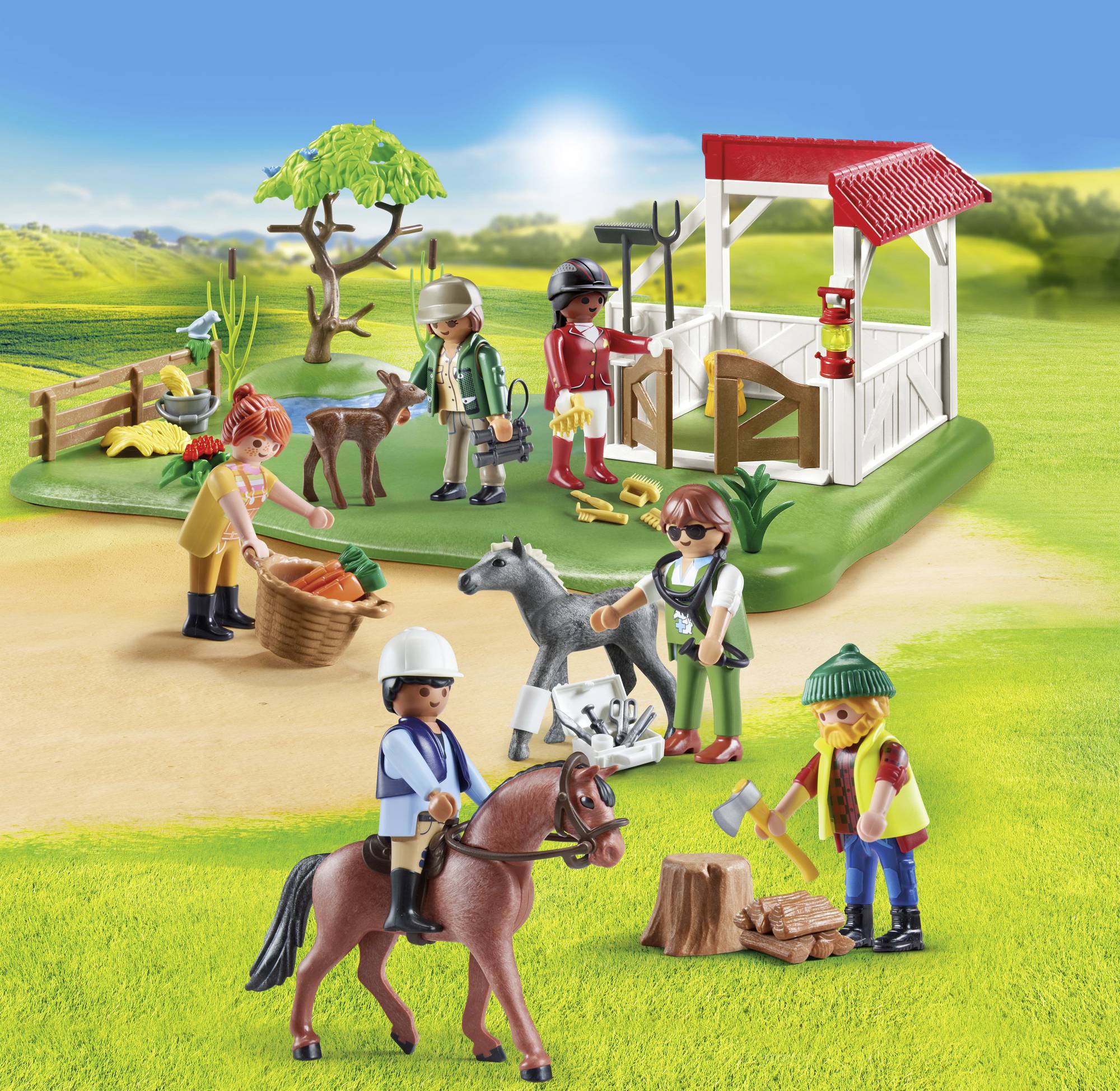 Set de joaca - My Figures - Ferma de cai | Playmobil