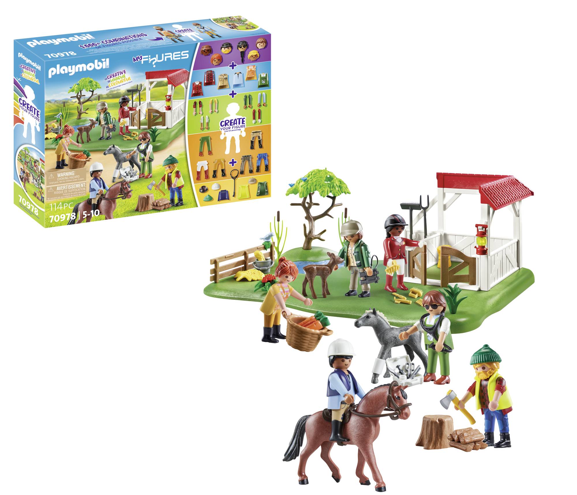 Set de joaca - My Figures - Ferma de cai | Playmobil - 1 | YEO