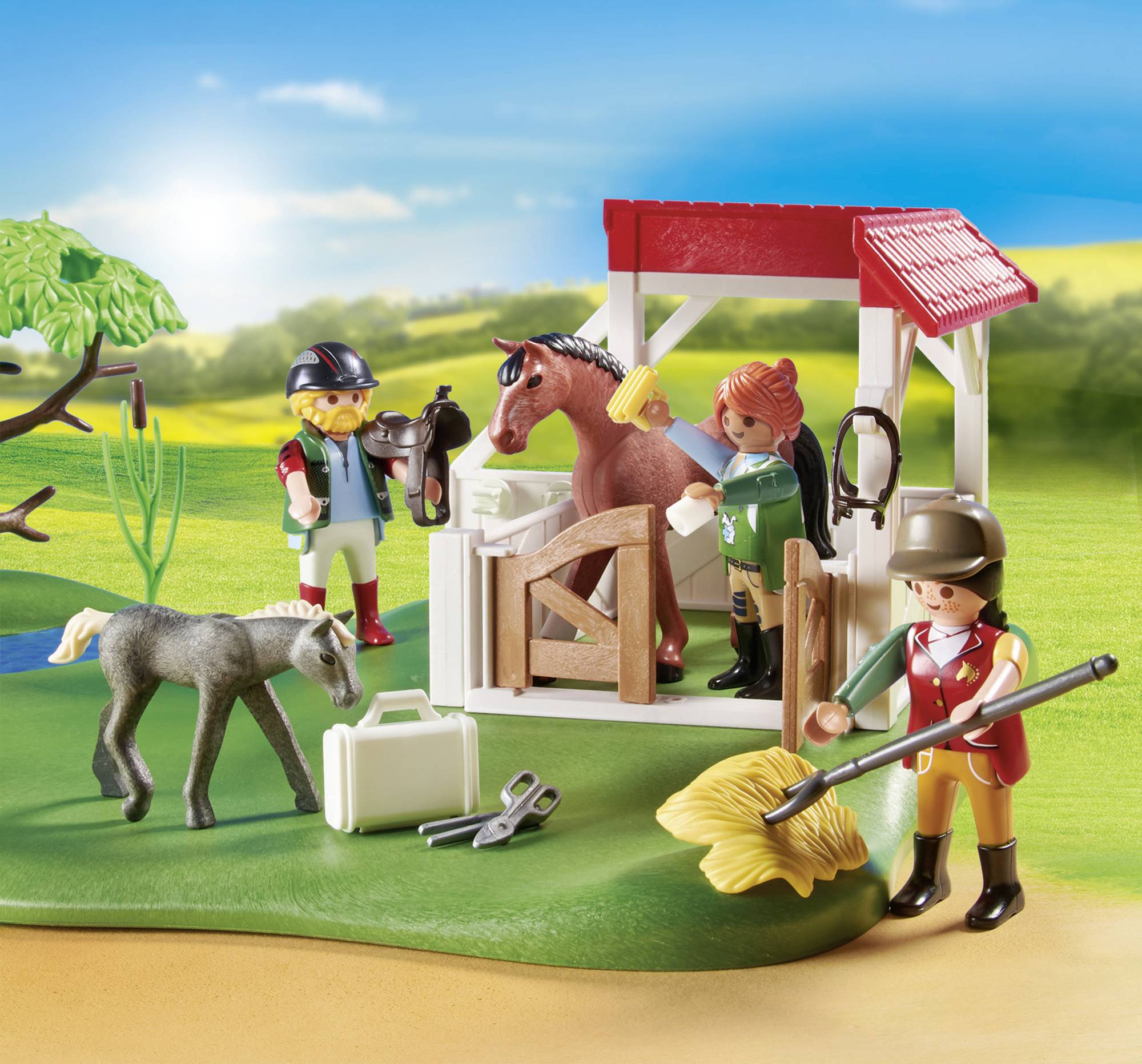 Set de joaca - My Figures - Ferma de cai | Playmobil - 2 | YEO