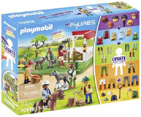 Set de joaca - My Figures - Ferma de cai | Playmobil - 3 | YEO