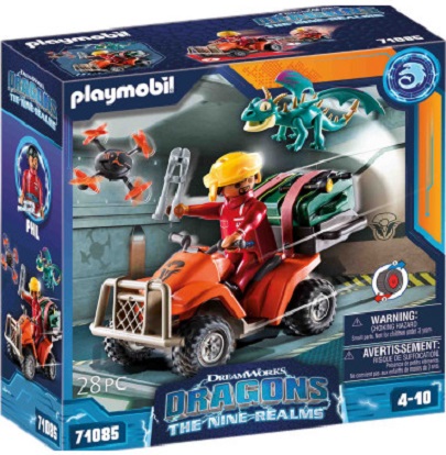 Vehicul Dragons - Vehiculul Lui Icaris si Phil | Playmobil