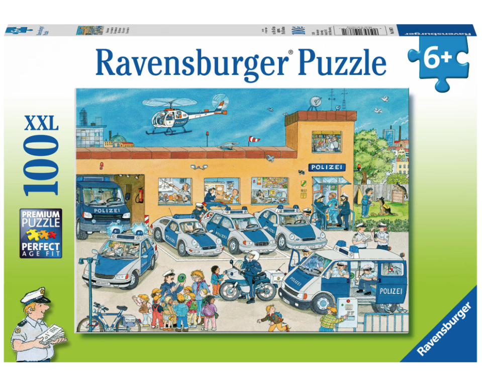 Puzzle 100 piese - XXL - Police | Ravensburger - 1 | YEO