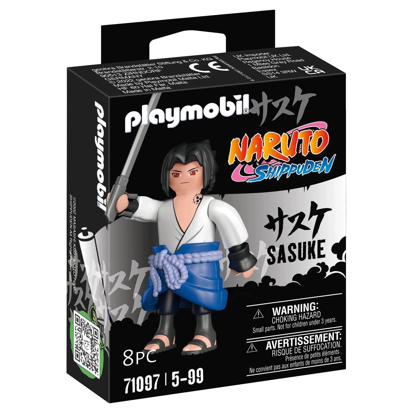 Figurina - Naruto Shipuden - Sasuke | Playmobil