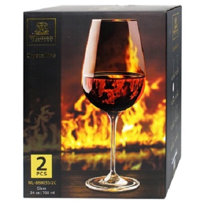 Set 2 pahare cu picior - Wine - 700 ml  | Wilmax