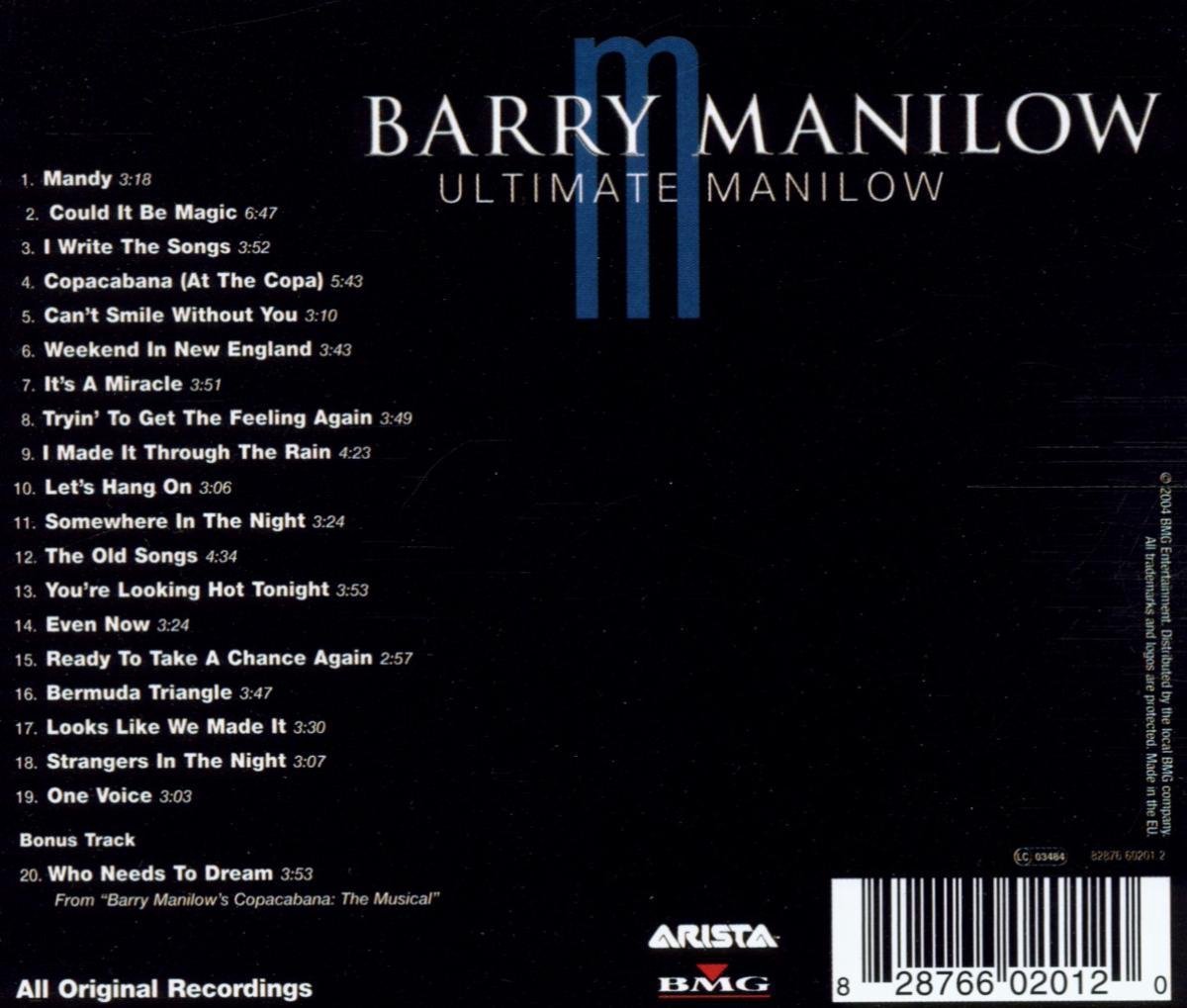 Ultimate Manilow | Barry Manilow