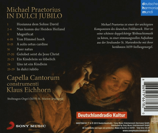 Michael Praetorius: In Duci Jubilo | Capella Cantorum, Klaus Eichhorn