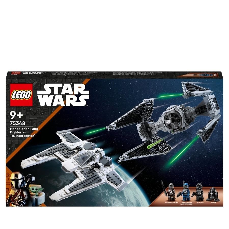 LEGO Star Wars - Mandalorian Fang Fighter VS TIE Interceptor (75348) | LEGO - 9 | YEO