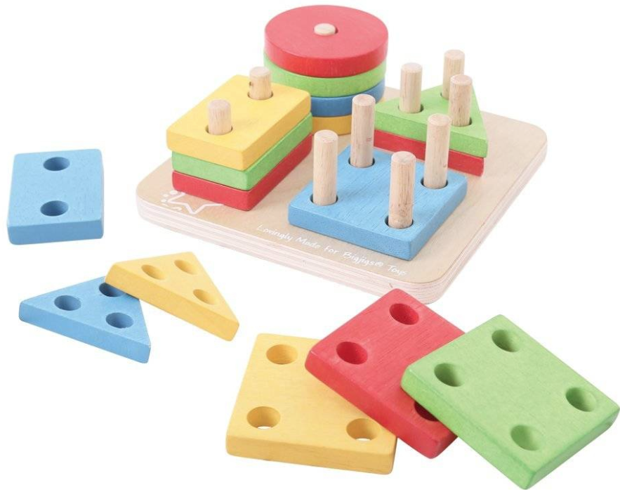 Joc - 4 forme geometrice | BigJigs Toys