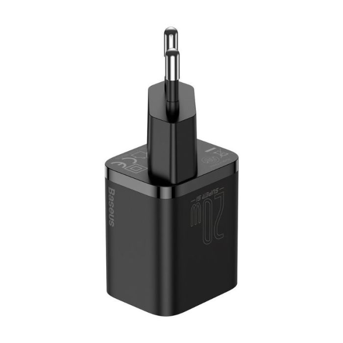 Incarcator retea - Type-C Baseus Super Si Quick Charger 20W Black | Baseus - 1 | YEO