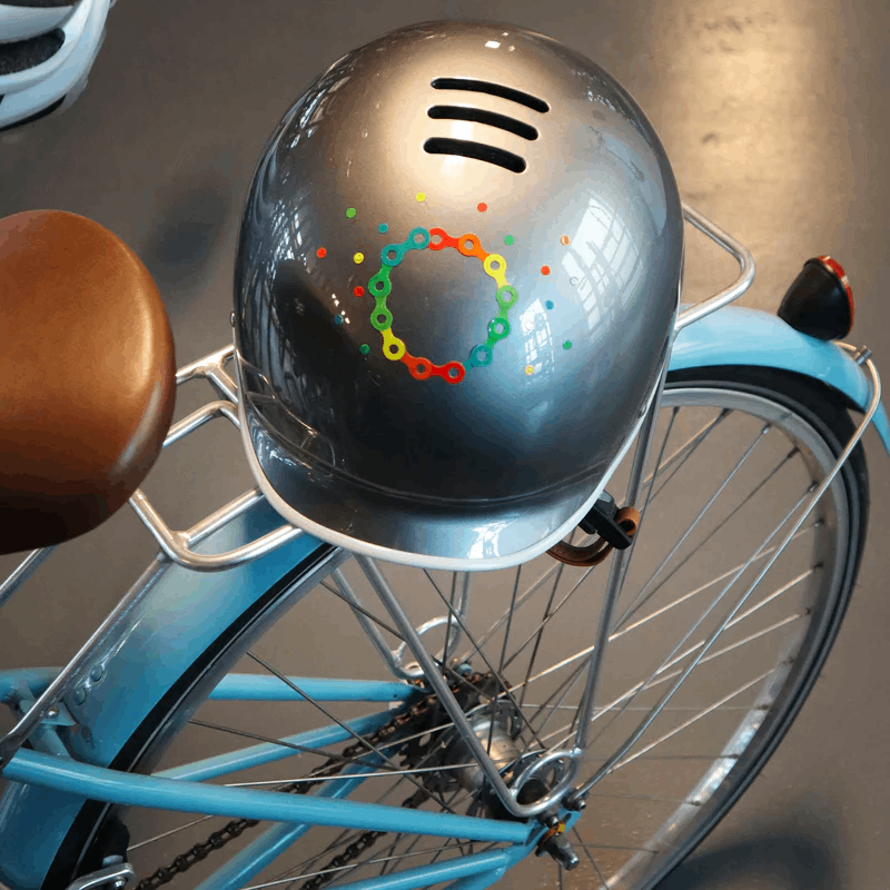 Stickere bicicleta - Rainbow Chain Reflect | Kikkerland - 1 | YEO