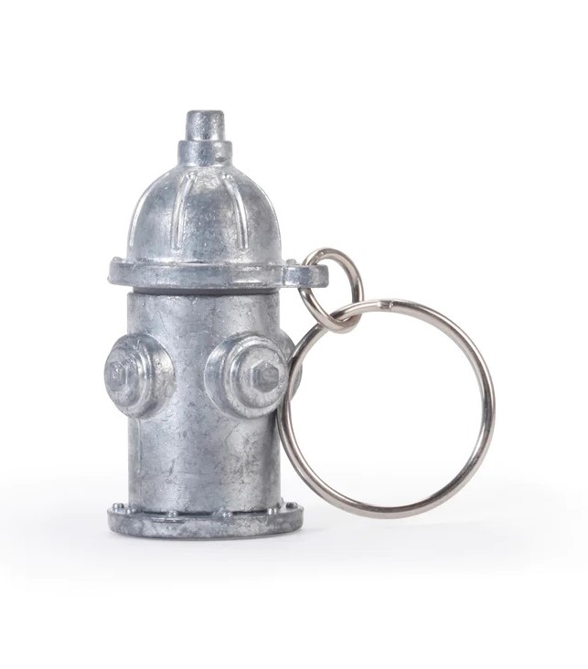 Pandantiv zgarda tip capsula pentru date de identificare - Kobe Identification Fire Hydrant Charm | Kikkerland - 4 | YEO