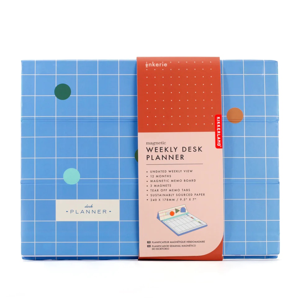 Planner saptamanal - Magnetic Weekly Desk Planner | Kikkerland - 3 | YEO