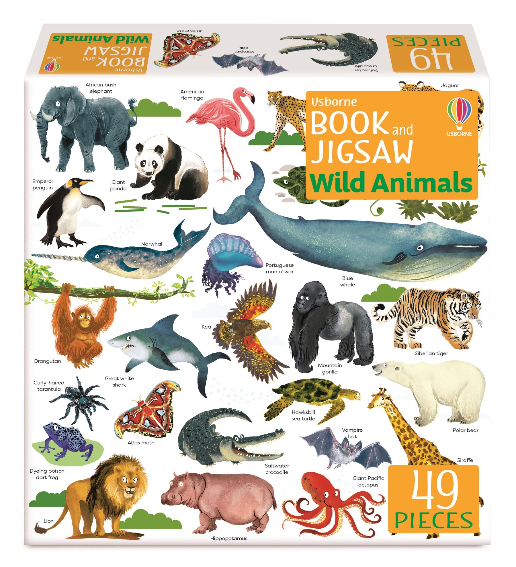 Usborne Book and Jigsaw Wild Animals | Sam Smith
