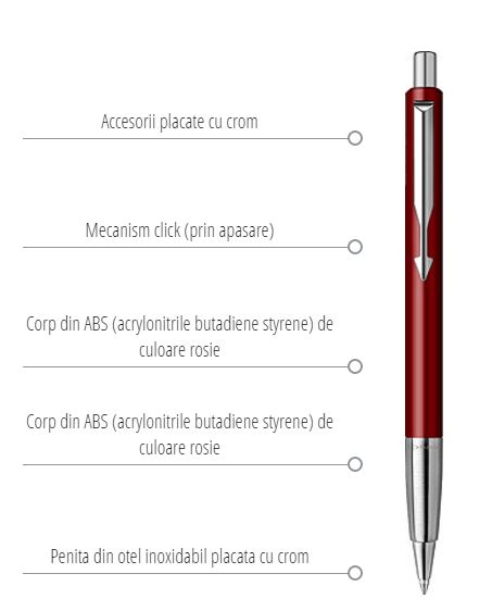 Pix Parker Vector standard rosu | Parker - 1 | YEO