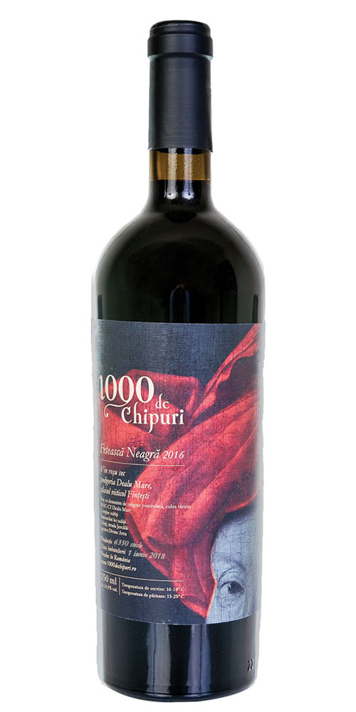 Vin rosu - 1000 de Chipuri / Feteasca Neagra, sec, 2016 | 1000 de chipuri
