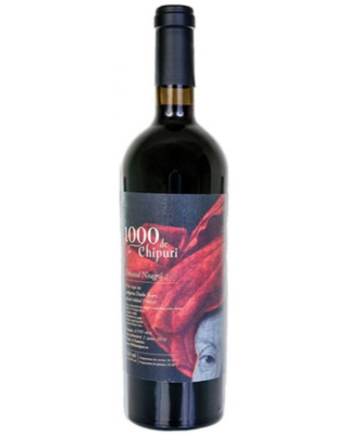 Vin rosu - 1000 de Chipuri - Feteasca Neagra, sec, 2020 | 1000 de Chipuri
