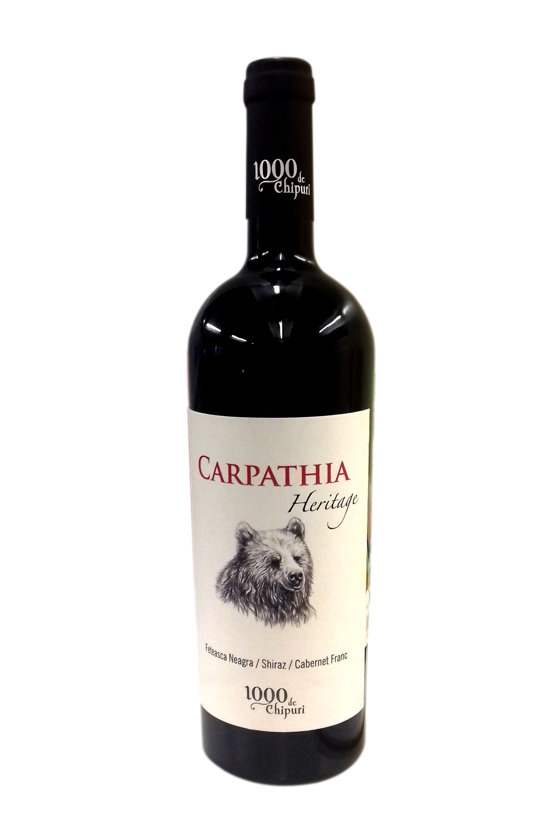 Vin rosu - 1000 de Chipuri / Carpathia Heritage, sec, 2014 | 1000 de chipuri