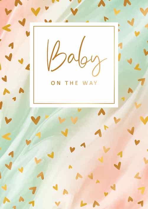 Felicitare - Gold Rush - Baby On the Way | Artige