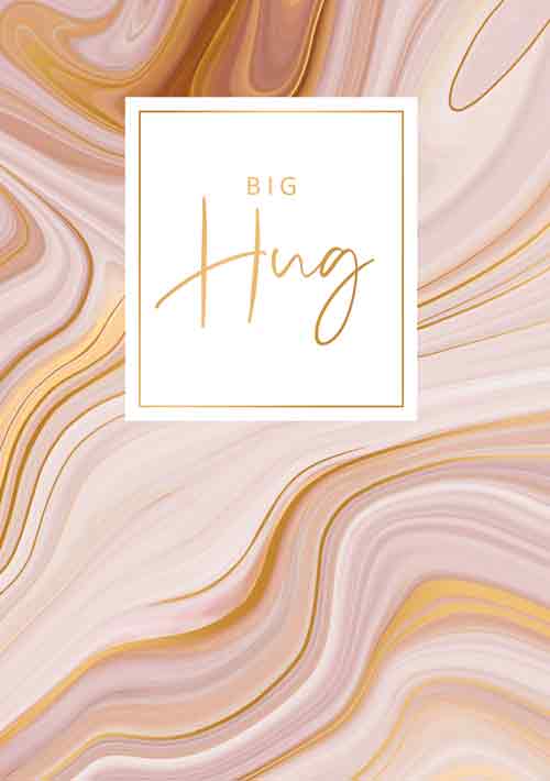 Felicitare - Gold Rush - Big Hug | Artige