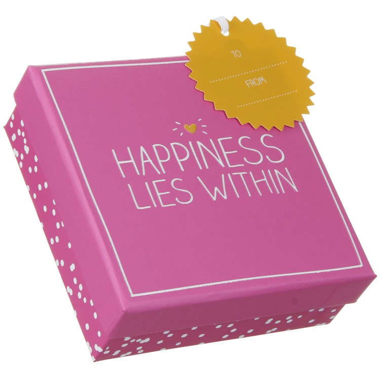 Cutie pentru cadou - Happy Jackson Happiness Lies Within Small | Penny Kennedy
