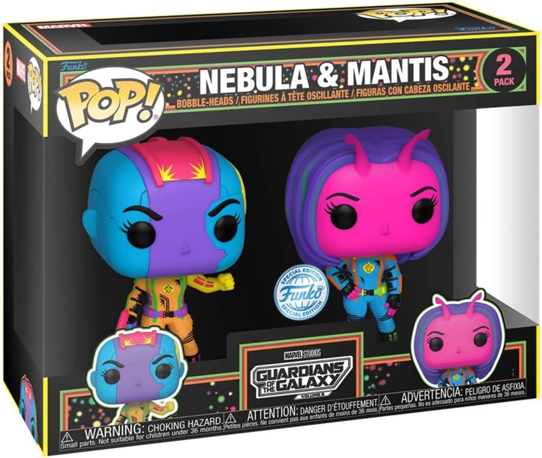 Set 2 figurine - Guardians of the Galaxy - Nebra and Mantis | Funko