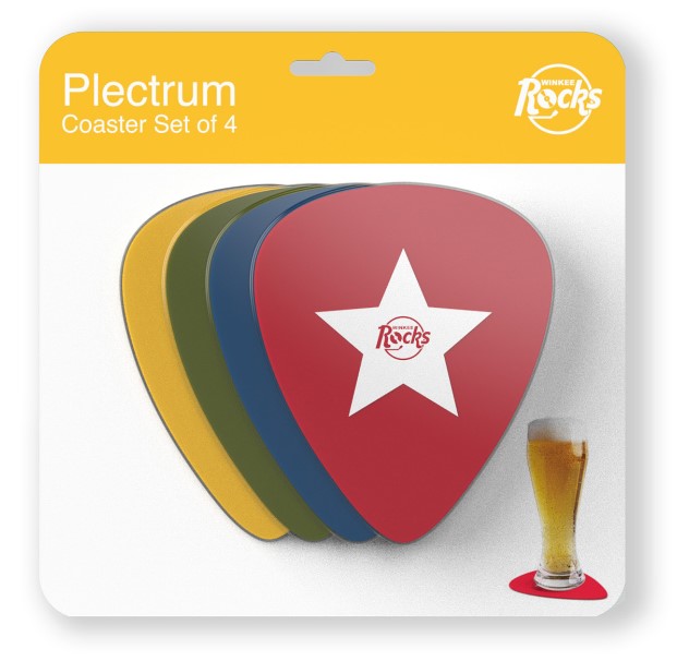 Set 4 suporturi pahar - Plectrum | Winkee