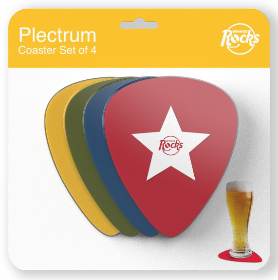 Set 4 suporturi pahar - Plectrum | Winkee