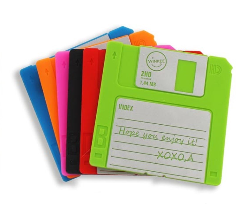 Set 6 suporturi pahar - Floppy Disk | Winkee