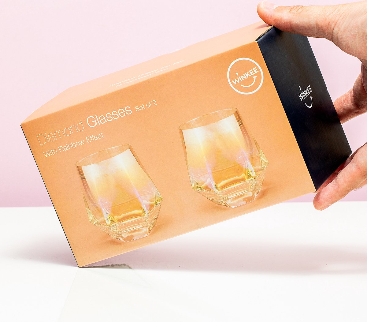 Set 2 pahare - Diamond Rainbow | Winkee