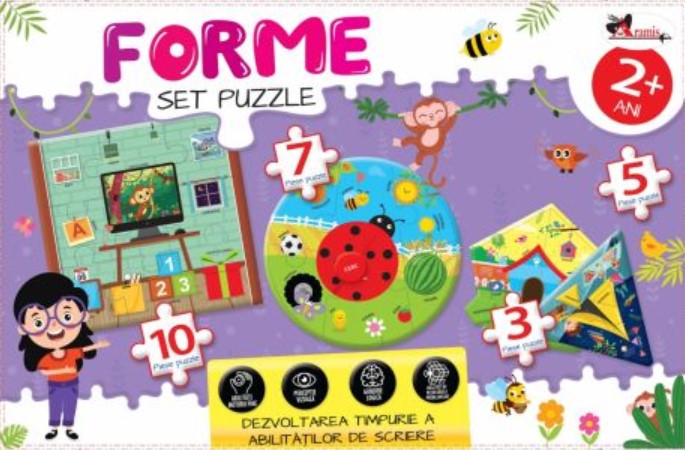 Puzzle 54 piese - Forme | Aramis