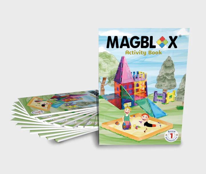 Magblox - Carte cu activitati pentru seturile magnetice de constructie | JC Ingenium - 8 | YEO