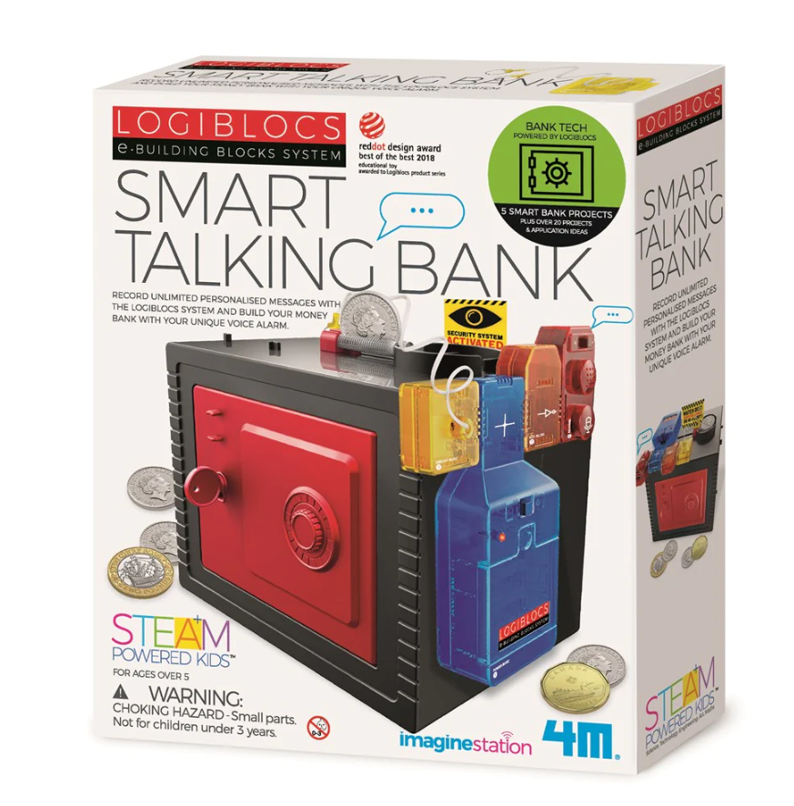 Joc electronic - Logiblocs - Set Smart Talking Bank | 4M