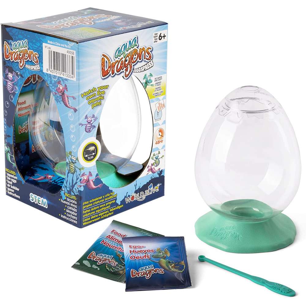 Set educativ - Aqua Dragons - Habitat Jurassic Time Travel - mai multe culori | World Alive