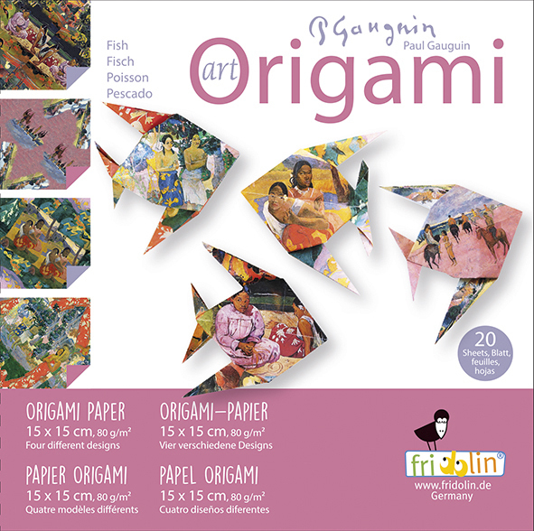 Set origami - Art Origami - Paul Gauguin - Fish | Fridolin - 8 | YEO